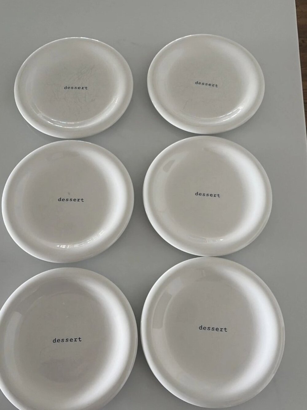Pottery Barn "Dessert" plates set of 6